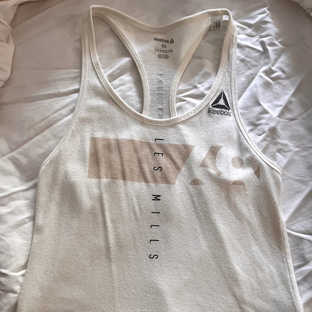Reebok Les Mills Off White tank